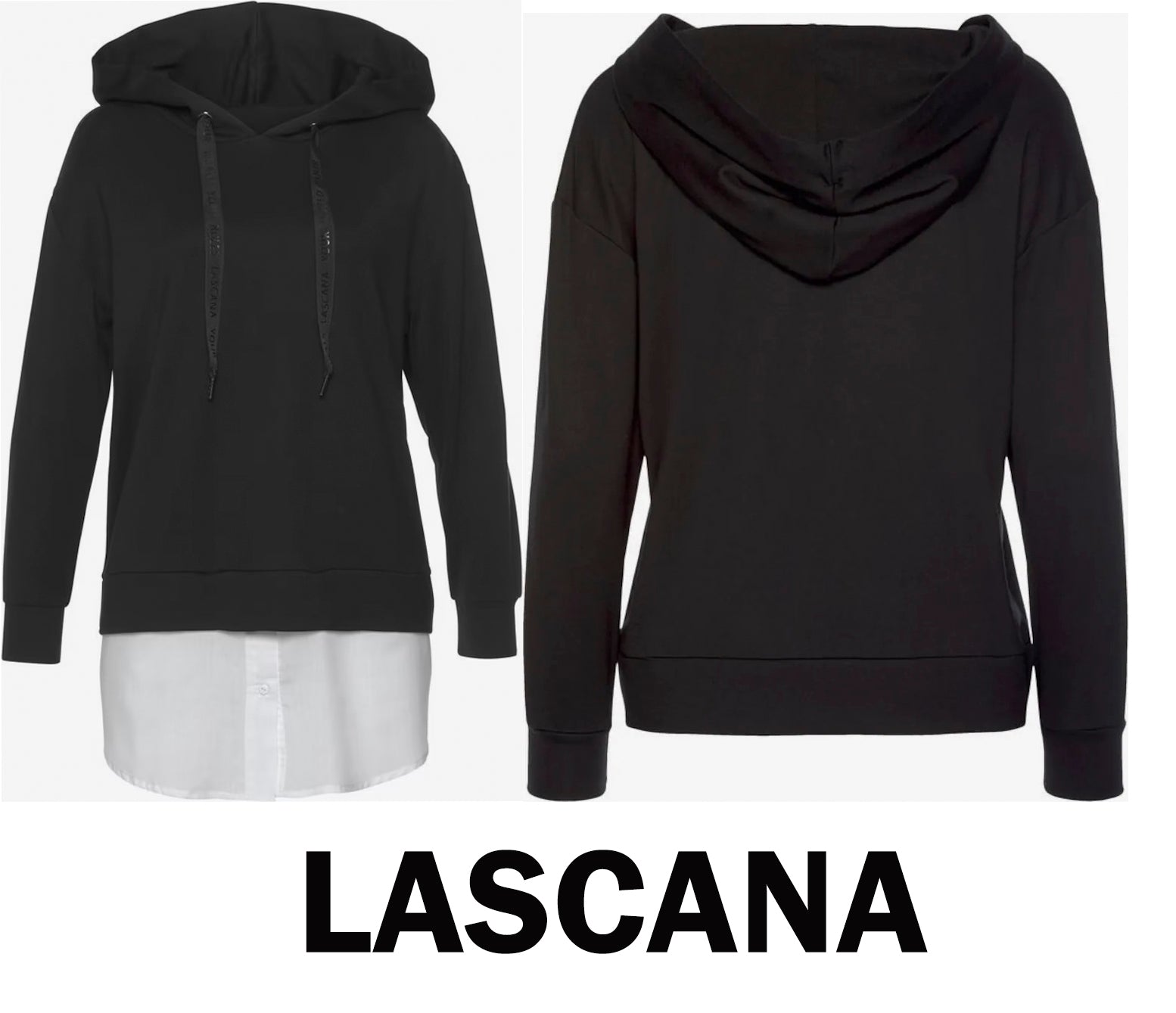 Women's Lascana 2 in 1 hoodies Women's Lascana 2 in 1 hoodies